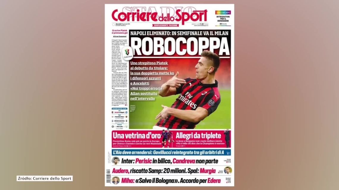 Piątek utopił Napoli. Włosi zachwyceni golami polskiego napastnika