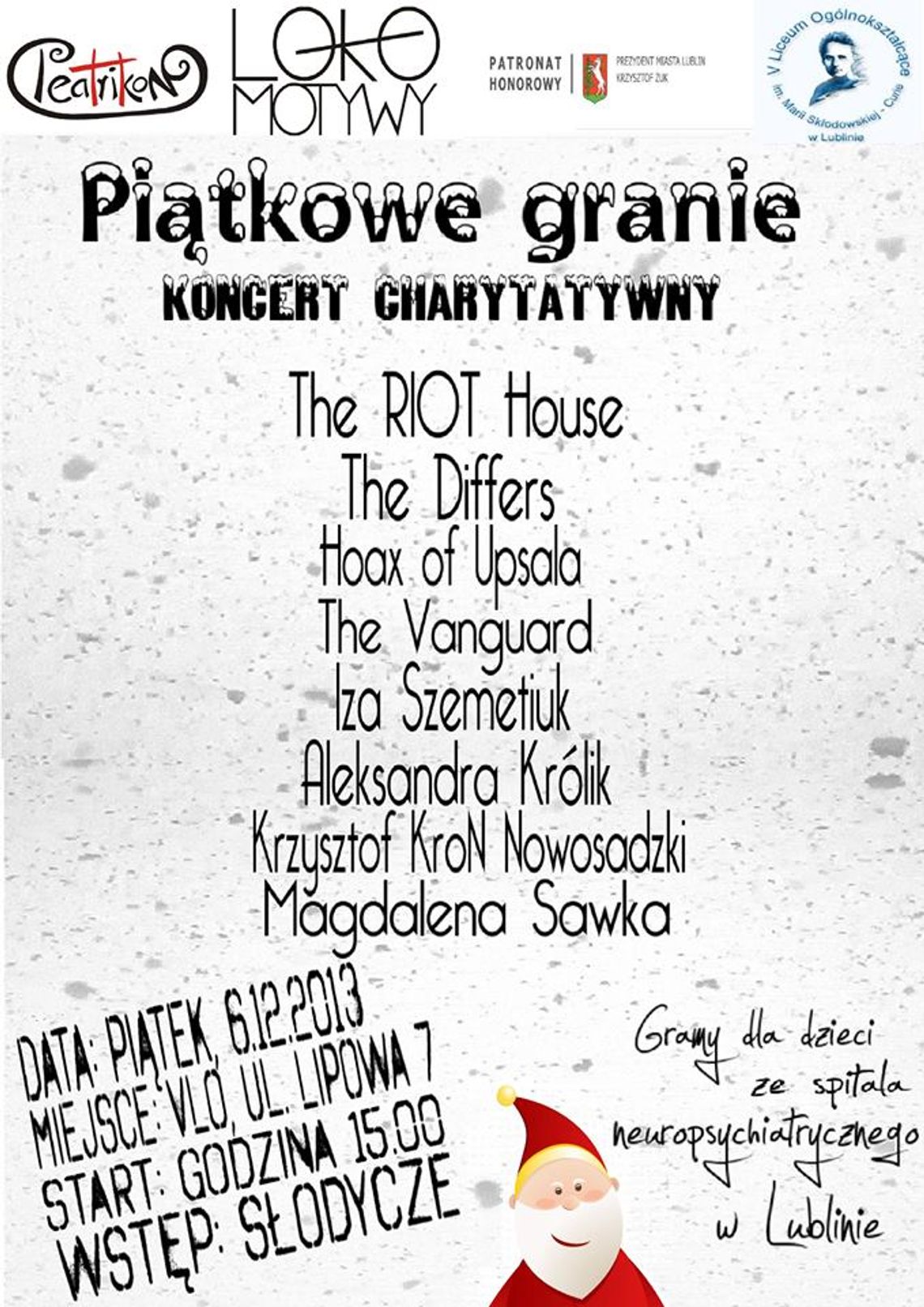 \"Piątkowe granie\" w V LO im. M. Skłodowskiej-Curie