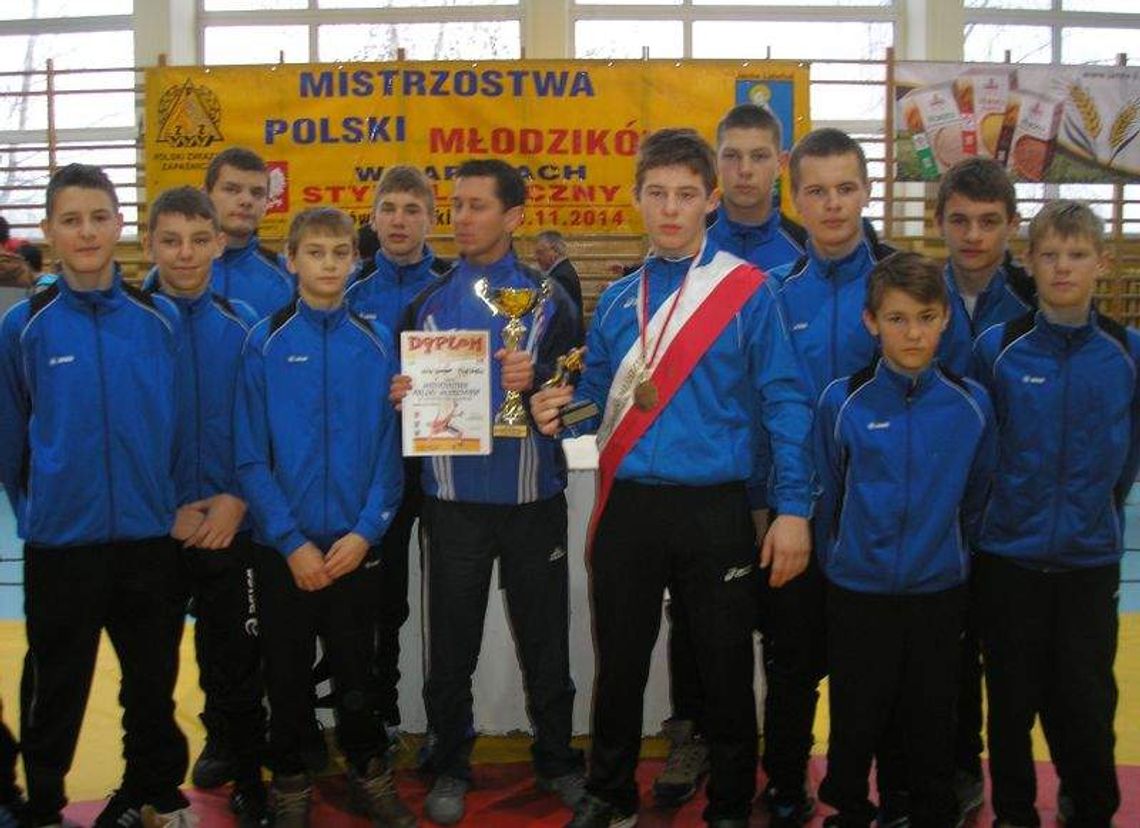 Pięć medali zapaśników z naszego regionu podczas krajowego czempionatu młodzików