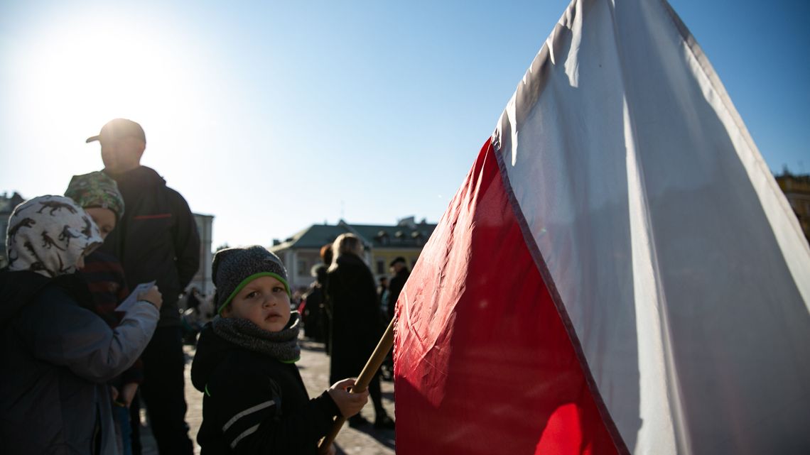 Piękny, słoneczny Zamość i niepodległość