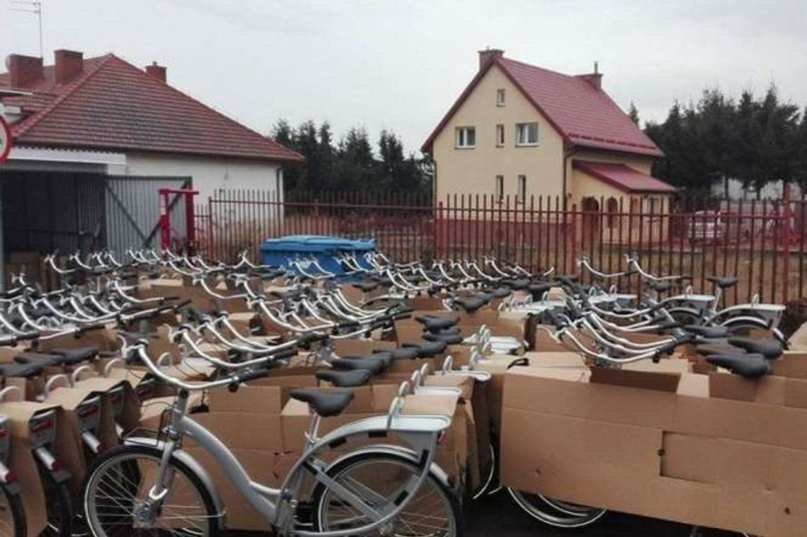 Pierwsza partia rowerów miejskich dotarła do Lublina. W przyszłym tygodniu montaż stacji Pierwsza partia rowerów miejskich dotarła do Lublina. W przyszłym tygodniu montaż stacji