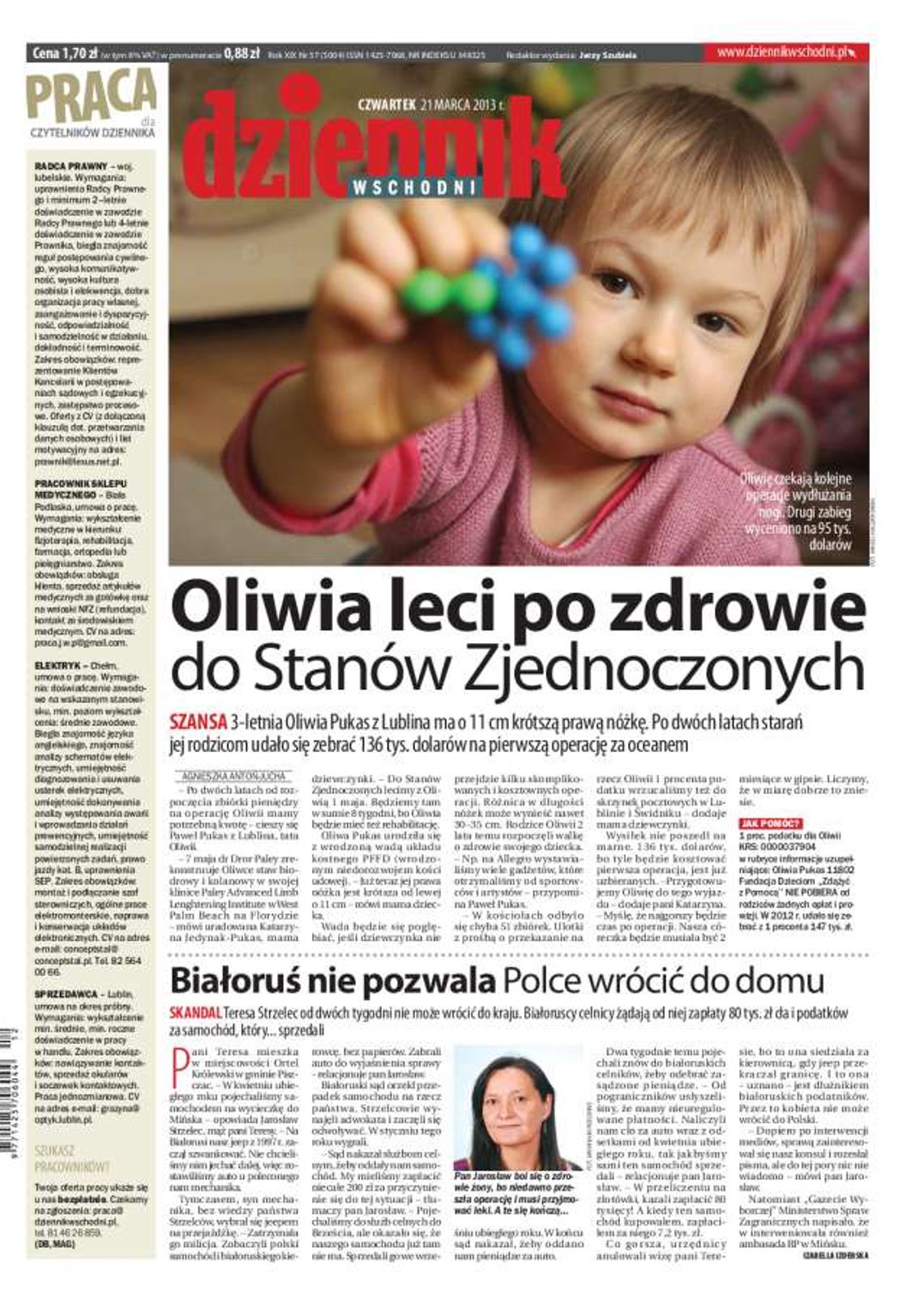 Pierwsza strona - Dziennik Wschodni