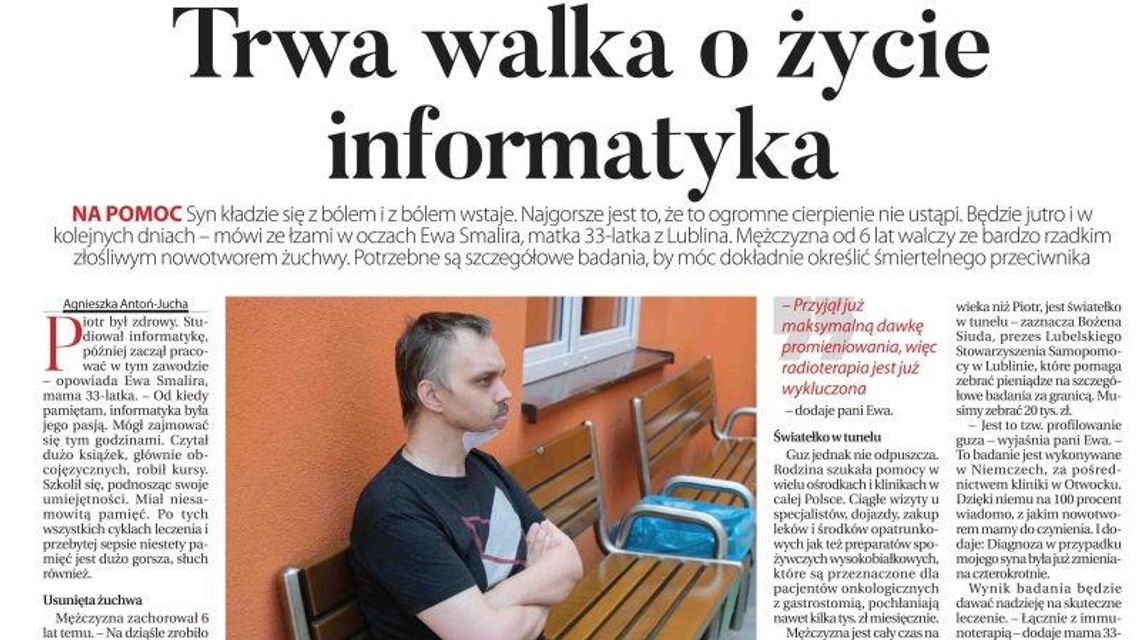 Pierwsza strona Dziennika Wschodniego 17.07.2019