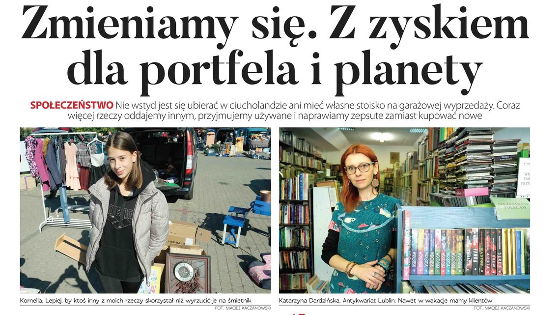 Pierwsza strona Dziennika Wschodniego 23.09.2019