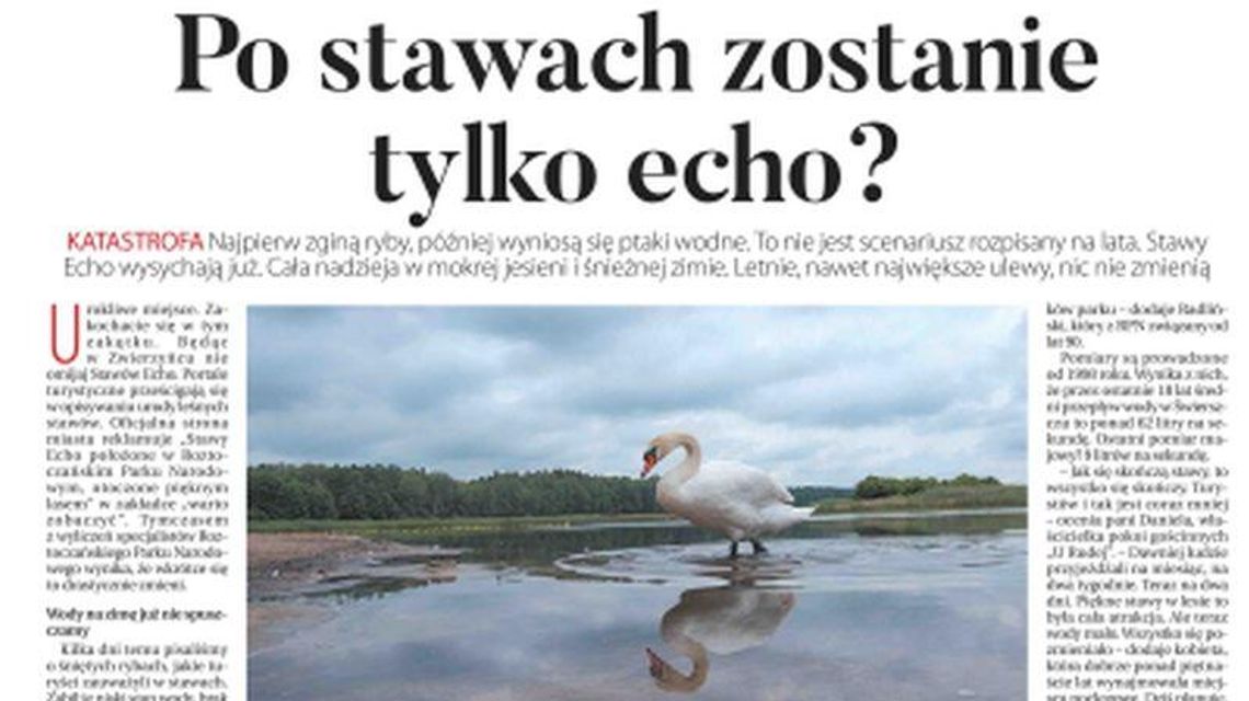 Pierwsza strona Dziennika Wschodniego 26.06.2019