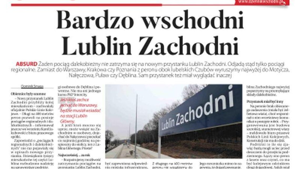 Pierwsza strona Dziennika Wschodniego 27.11.2019