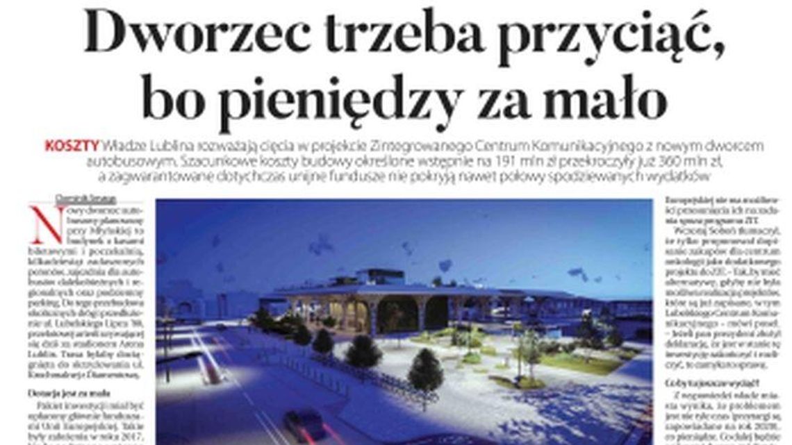 Pierwsza strona Dziennika Wschodniego 7.08.2019