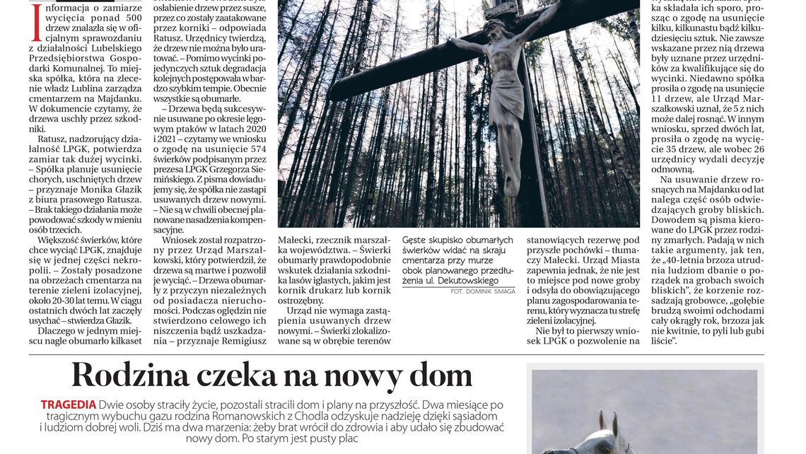  Pierwsza strona Dziennika Wschodniego z 10 sierpnia 2020 r. 