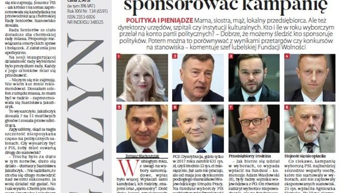 Pierwsza strona Dziennika Wschodniego z 12.07.2019
