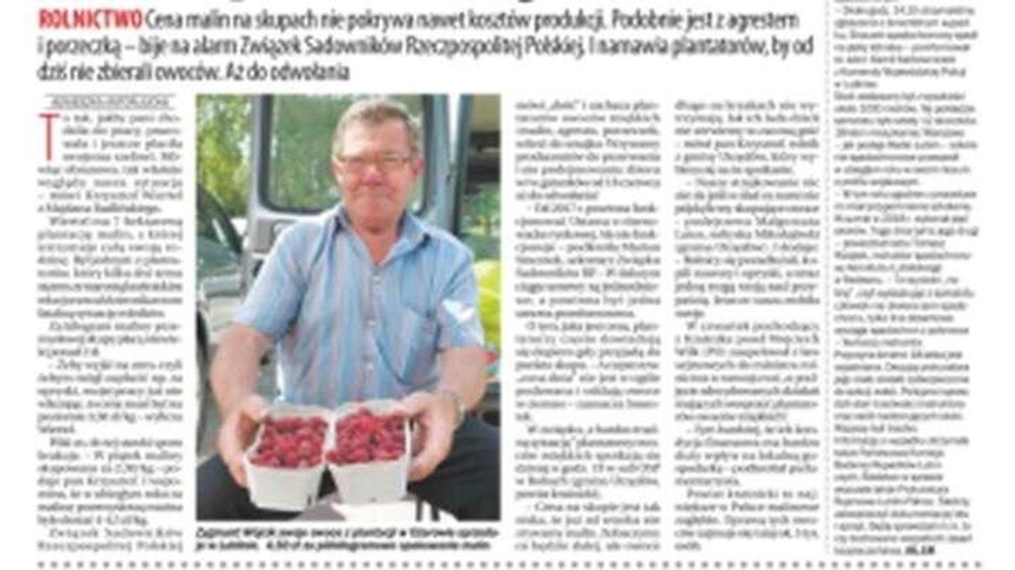 Pierwsza strona Dziennika Wschodniego z 18 czerwca 2018