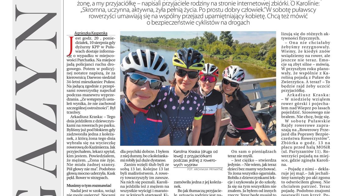 Pierwsza strona Dziennika Wschodniego z 21 sierpnia 2020 r. 