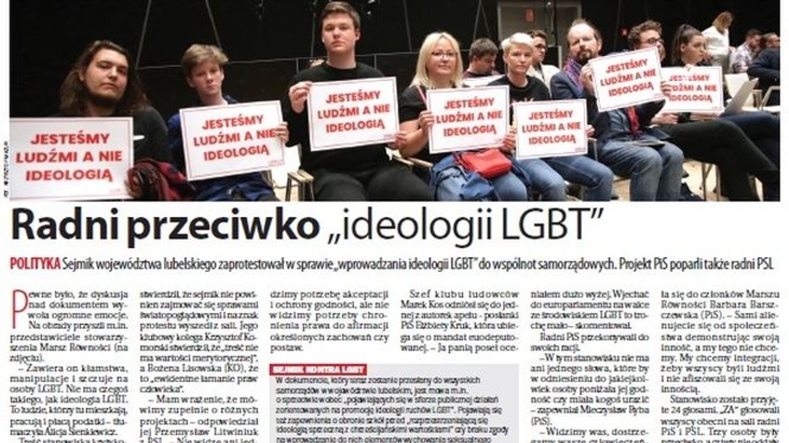 Pierwsza strona Dziennika Wschodniego z 26 kwietnia 2019 roku