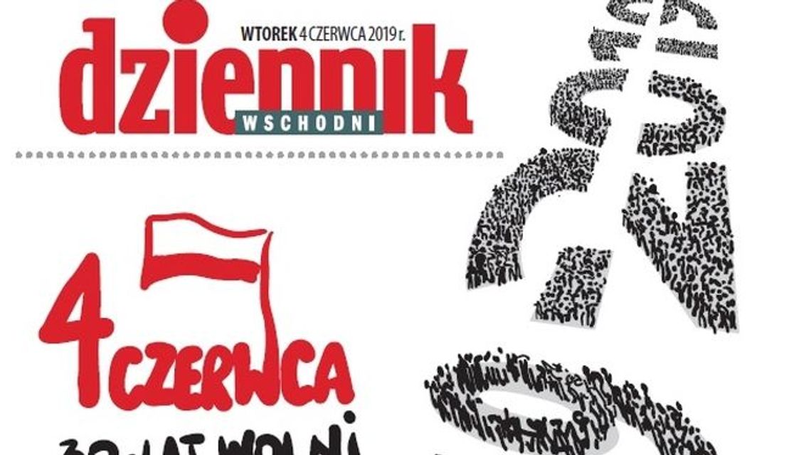 Pierwsza strona Dziennika Wschodniego z 4.06.2019