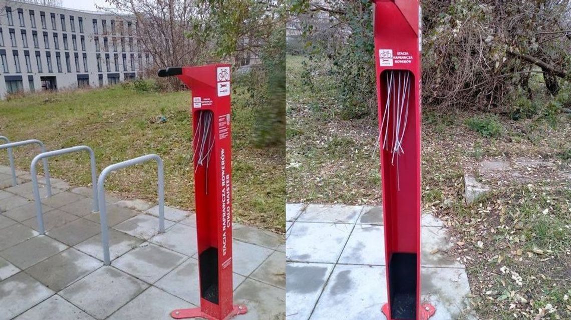 Pierwsza taka kradzież w Lublinie. Okradł stacje rowerową na pl. Singera