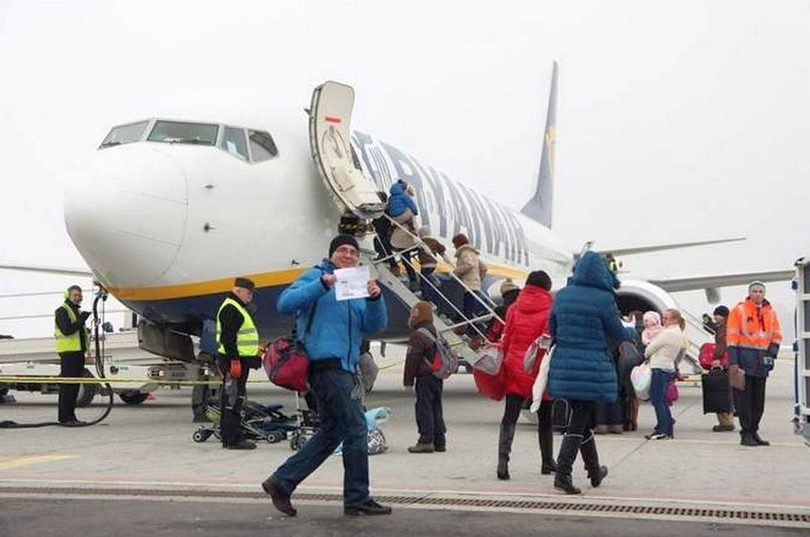 Pierwszy lot do Egiptu z Portu Lotniczego Lublin (zdjęcia)