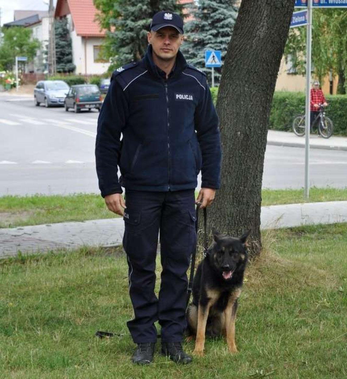 Pies tropiący doprowadził do włamywacza