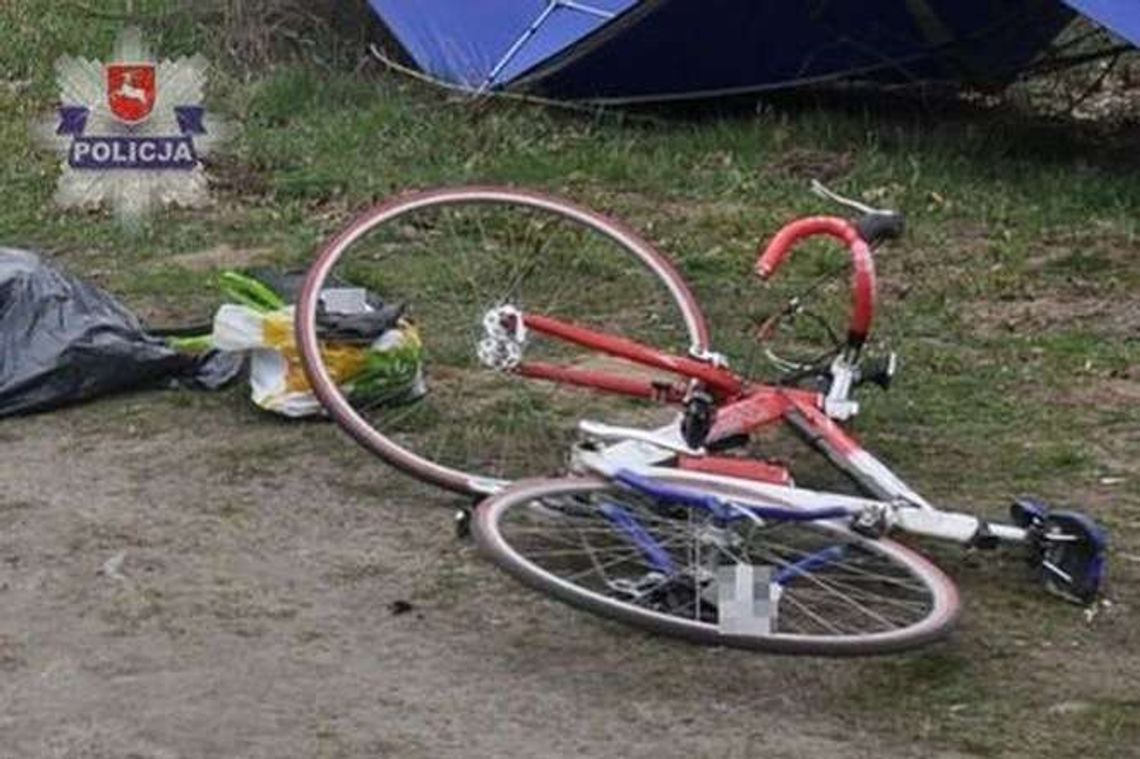 Pies wbiegł pod koła roweru. Mężczyzna upadł i zmarł