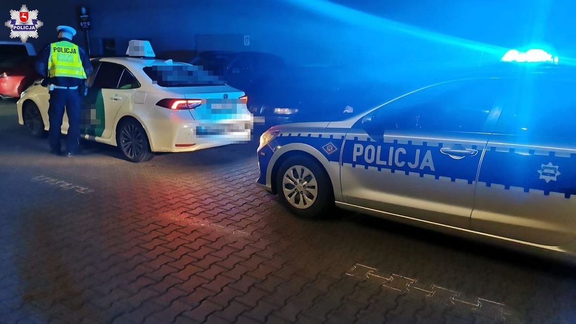 Pijani kierowcy i brakujące dokumenty – policja skontrolowała taksówki w Lublinie