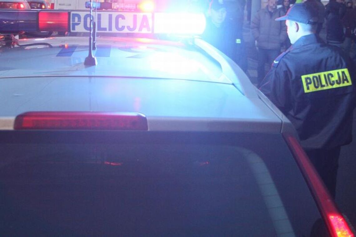 Pijani szarpali się z policjantami, wybili szyby w radiowozie