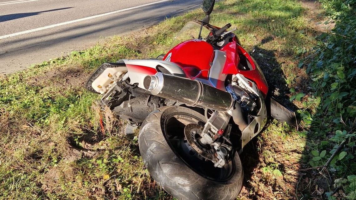 Pijany na motocyklu. To nie mogło się dobrze skończyć Pijany na motocyklu. To nie mogło się dobrze skończyć