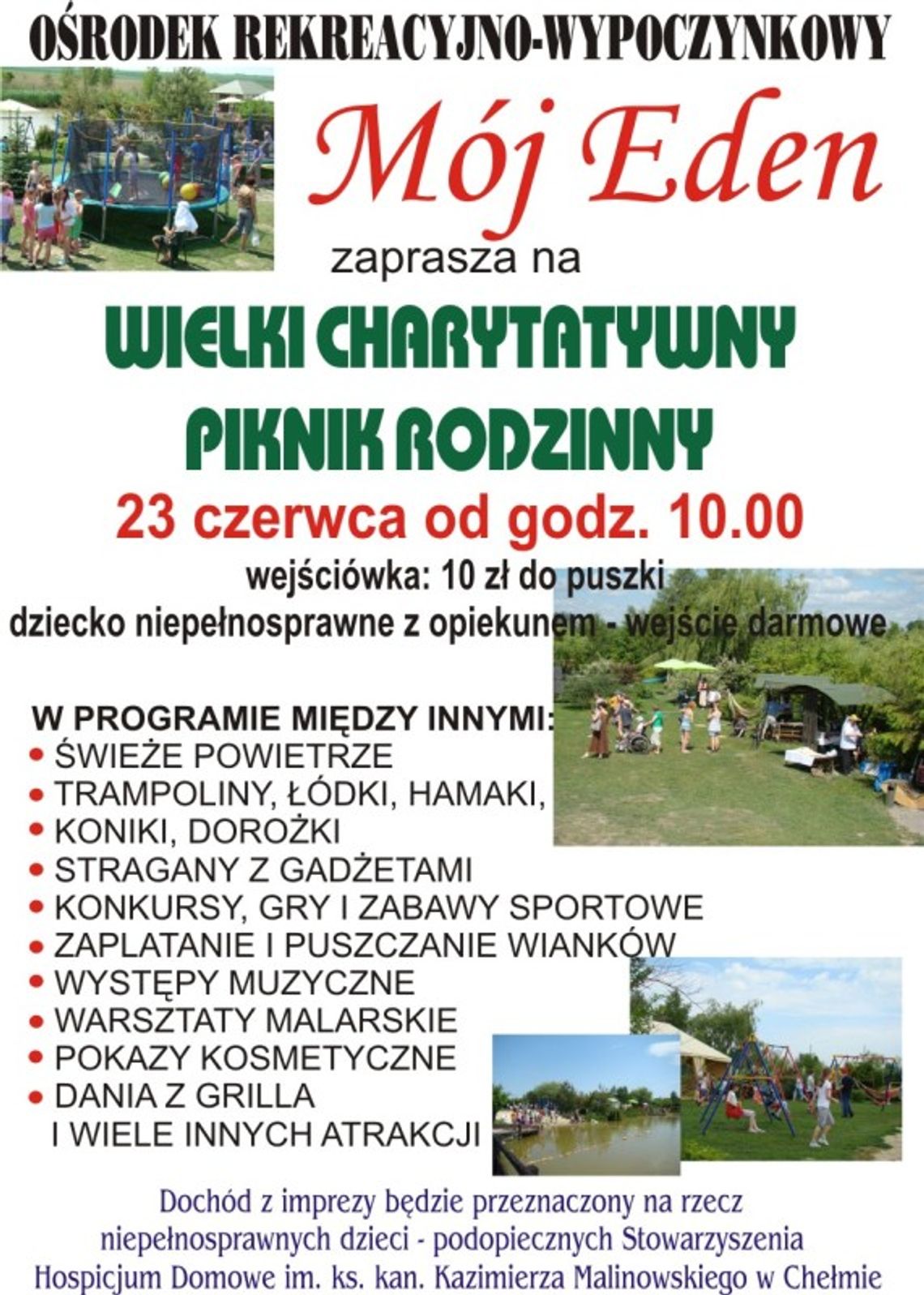 Piknik charytatywny na rzecz hospicjum