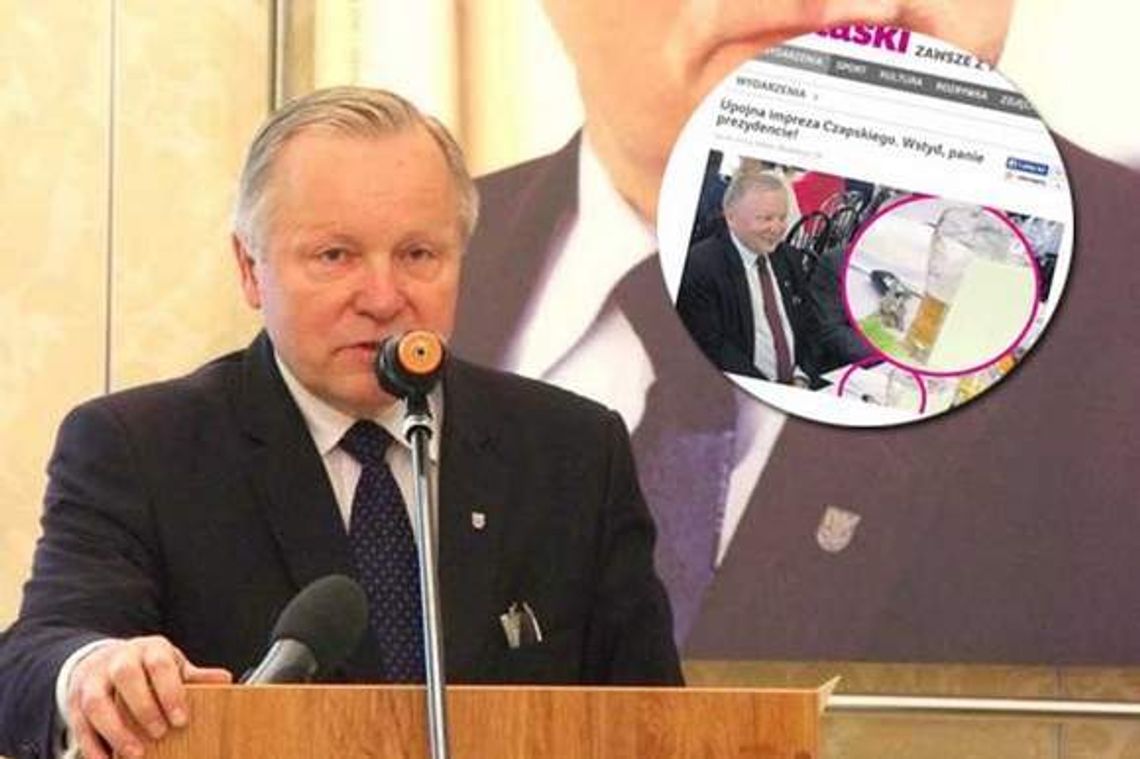 Pił a później prowadził samochód? Prezydent pozywa gazetę