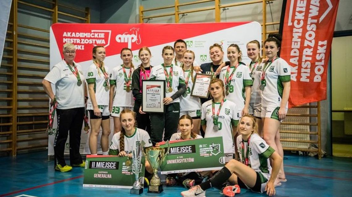 Piłkarki ręczne UMCS Lublin drugie na Akademickich Mistrzostwach Polski