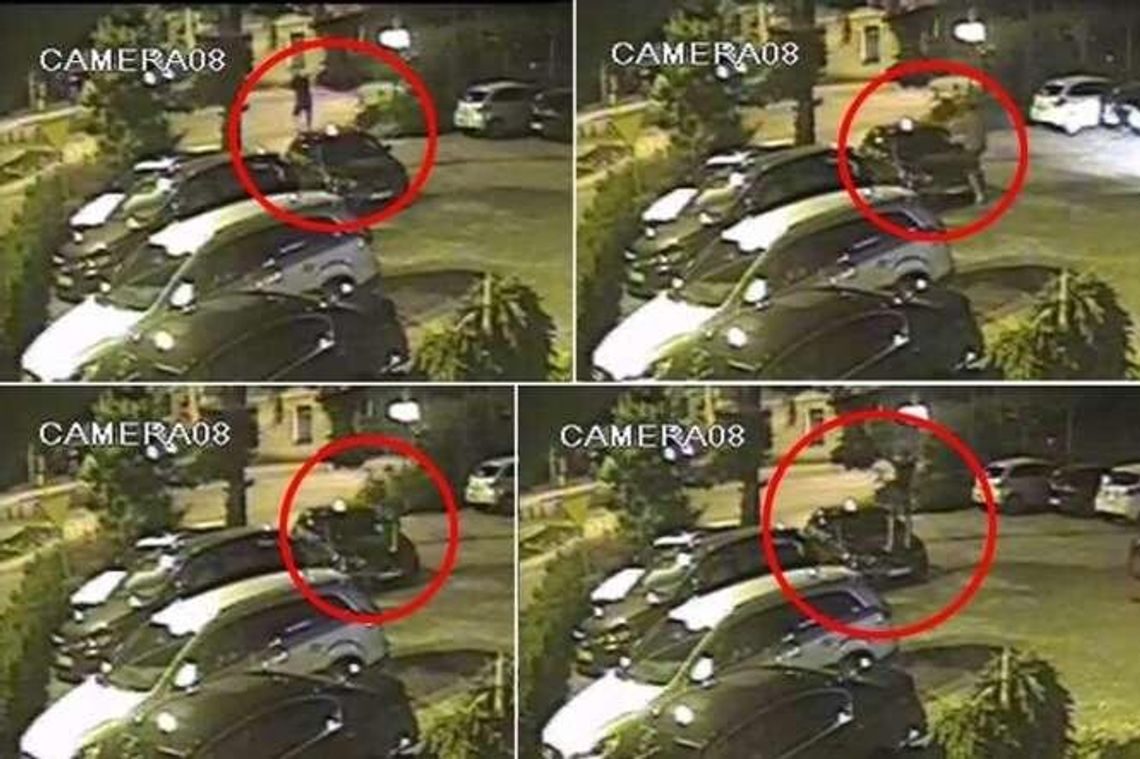 Piłkarze zniszczyli koledze mercedesa. Kopali i skakali po aucie