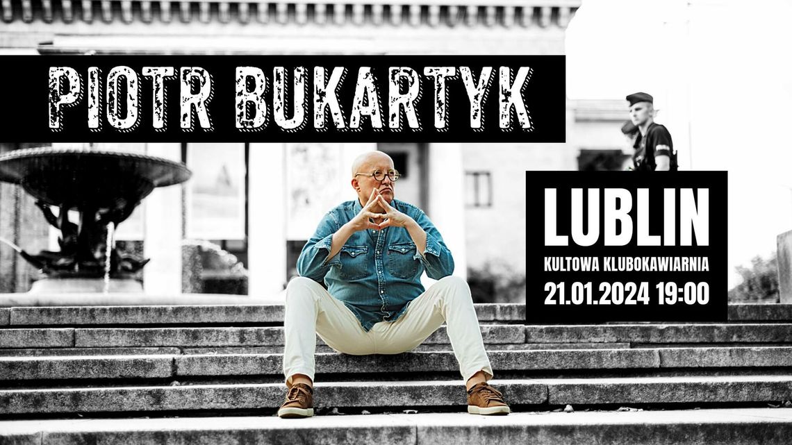 Piotr Bukartyk w Kultowej Klubokawiarni Piotr Bukartyk w Kultowej Klubokawiarni