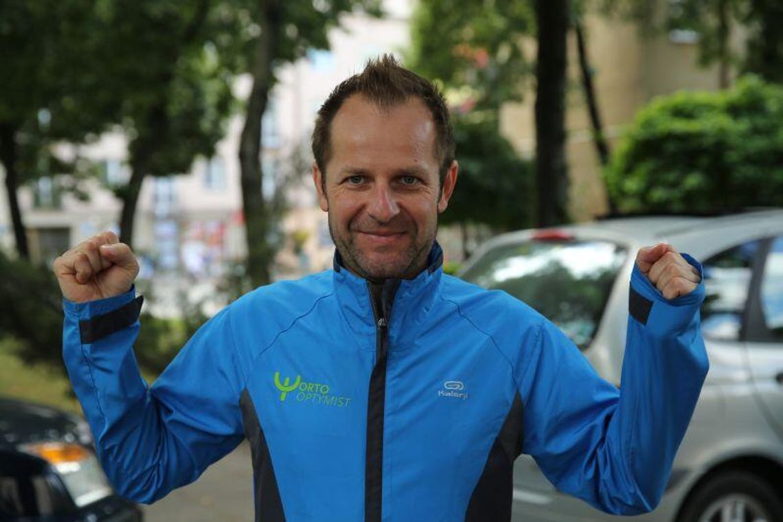 Piotr Chmielewski z Lublina pobiegnie 42 km przez Bajkał