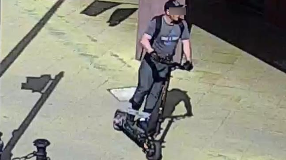 Pirat na hulajnodze, który potrącił dziecko zatrzymany Pirat na hulajnodze, który potrącił dziecko zatrzymany