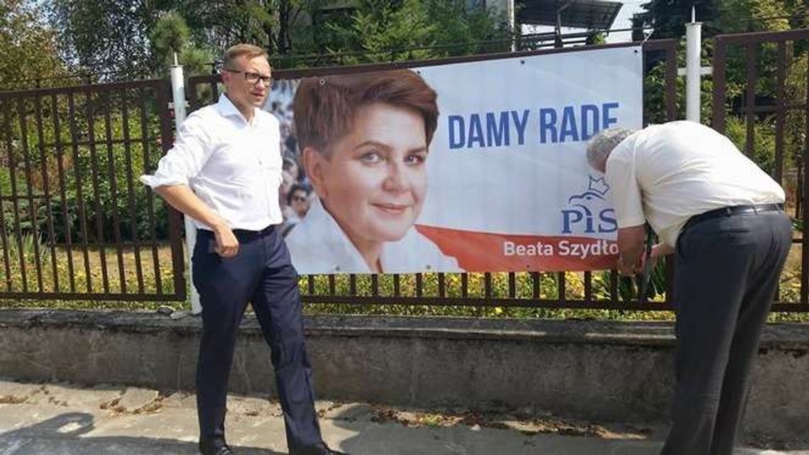 PiS: Damy radę. Banery z Beatą Szydło zawisną w całym regionie