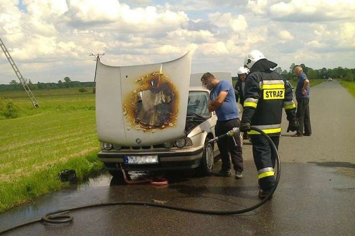 Piszczac: BMW zapaliło się w czasie jazdy Piszczac: BMW zapaliło się w czasie jazdy