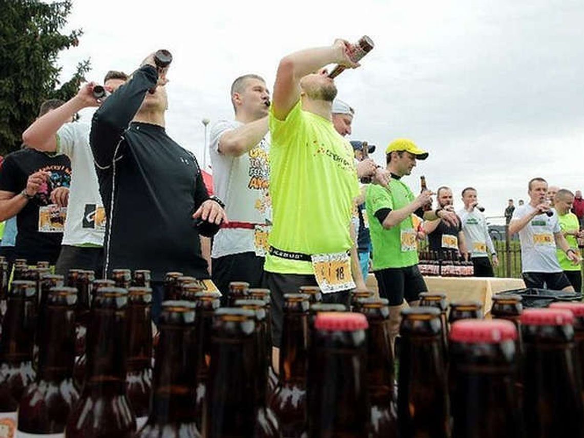 Piwna Mila nad Zalewem Zemborzyckim. To był pierwszy taki bieg w Lublinie