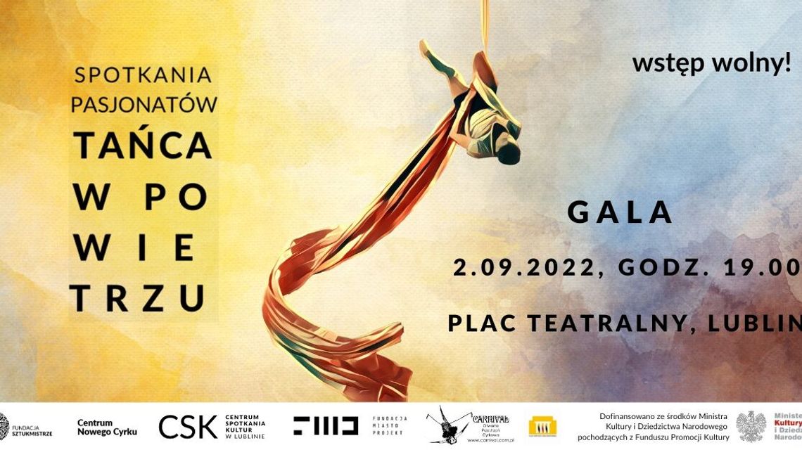Plac Teatralny w Lublinie: Spotkania i Gala Pasjonatów Tańca w Powietrzu