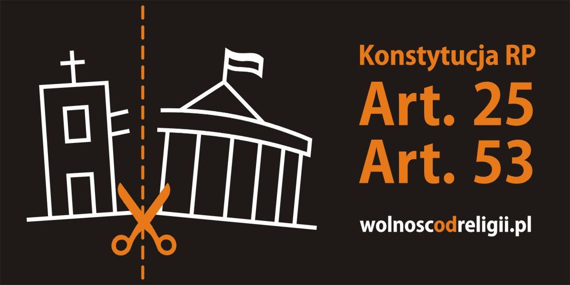 Plakat Fundacji Wolność od Religii ściągnięty. Po interwencji szkoły Plakat Fundacji Wolność od Religii ściągnięty. Po interwencji szkoły
