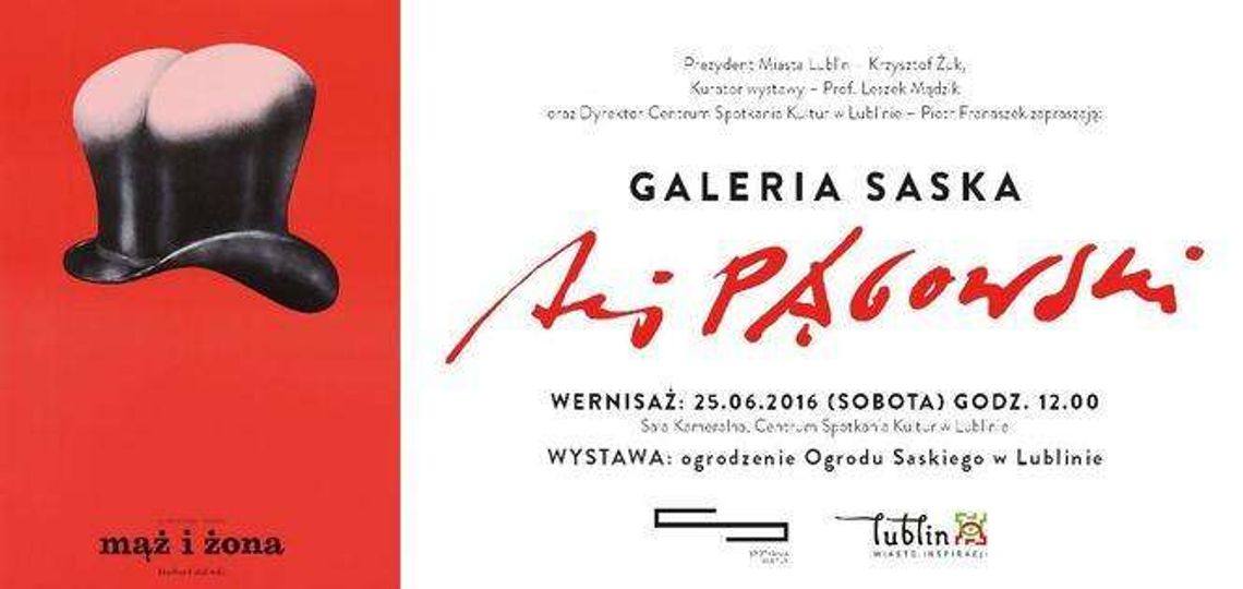 Plakaty Andrzeja Pągowskiego w Galerii Saskiej