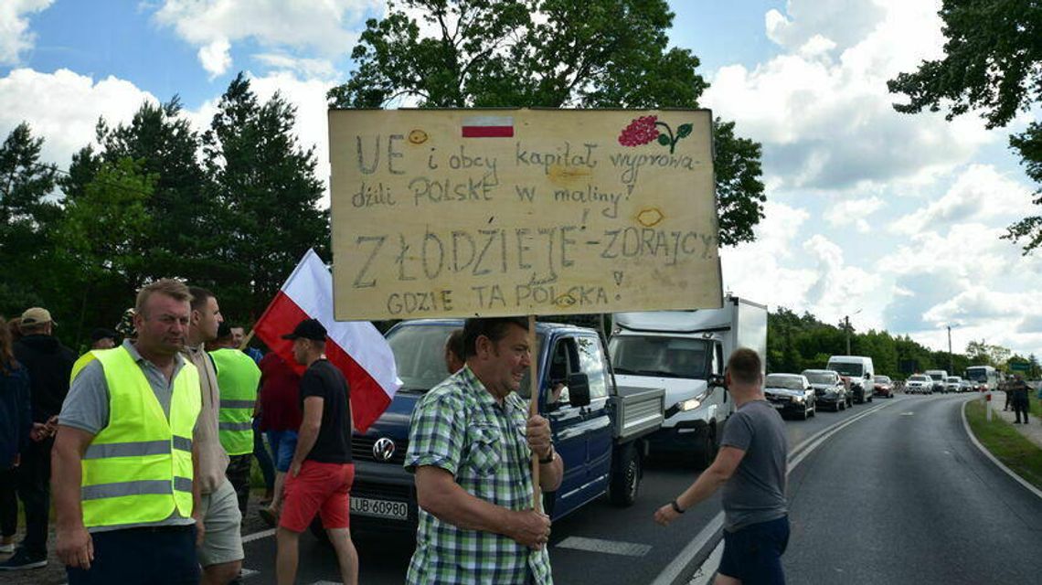 Plantatorzy malin zapraszają ministra rolnictwa na protest w Opolu Lubelskim Plantatorzy malin zapraszają ministra rolnictwa na protest w Opolu Lubelskim