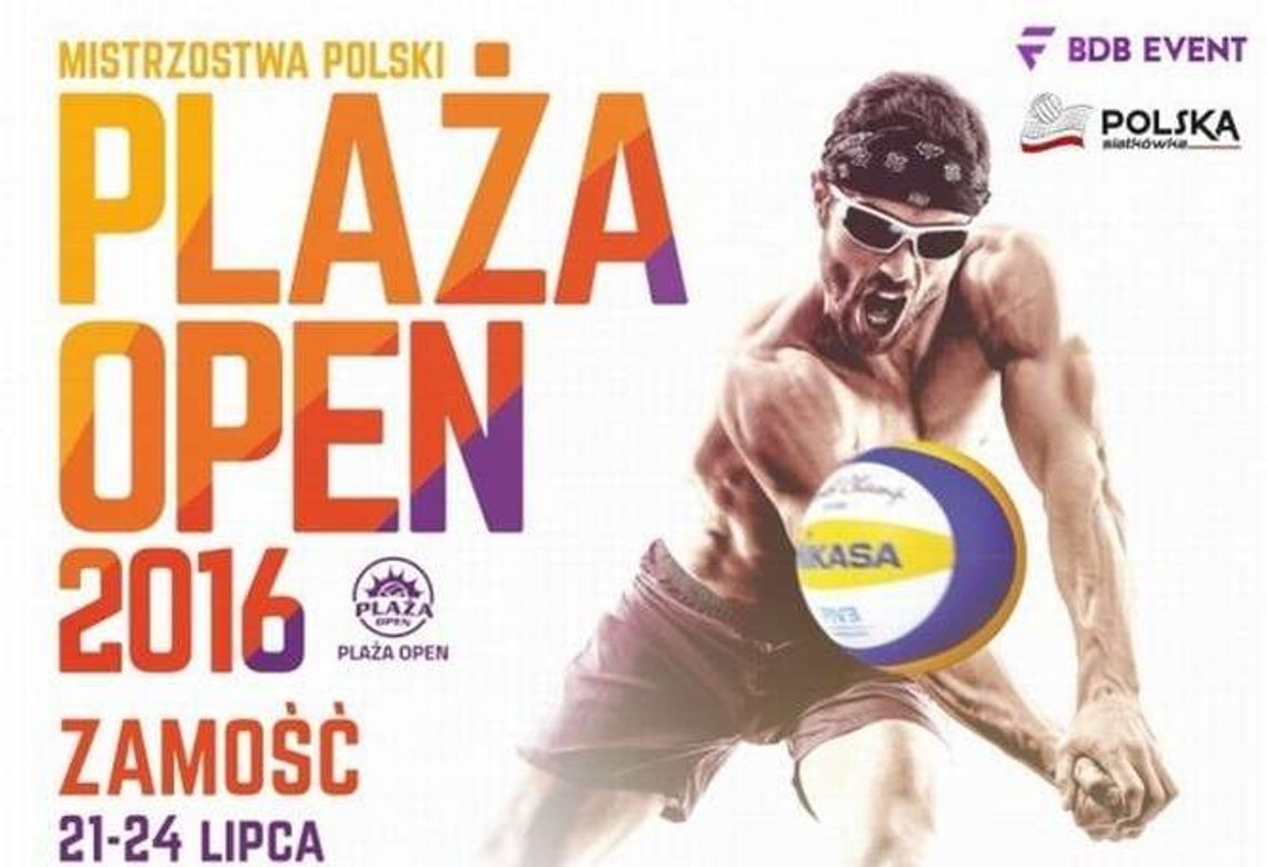 Plaża Open w Zamościu. Siatkówka i Światowe Dni Młodzieży Plaża Open w Zamościu. Siatkówka i Światowe Dni Młodzieży