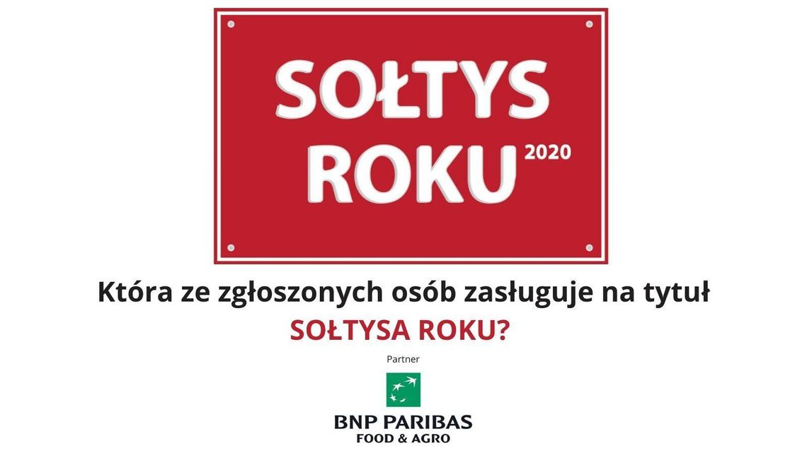 Plebiscyt Sołtys Roku 2020 - powiat opolski