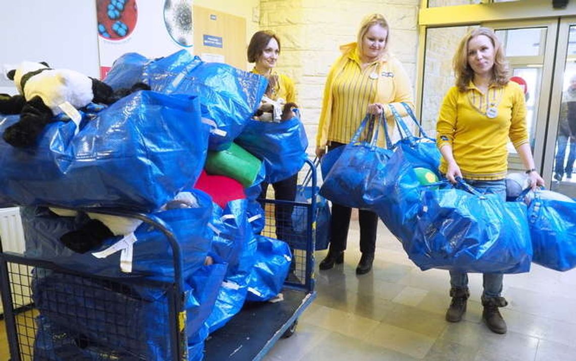 Pluszaki od klientów i pracowników IKEA dla małych pacjentów [zdjęcia]