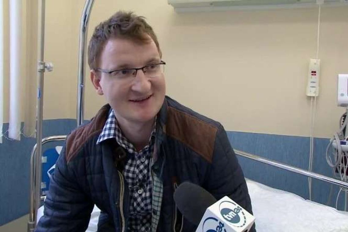 Po 75 dniach od operacji mieszkaniec Zamościa wraca do domu. Z własną dłonią