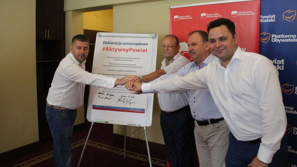 PO i SLD razem w powiecie. W mieście koalicja jeszcze szersza 
