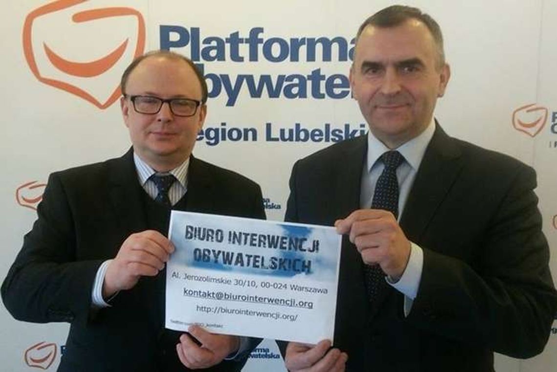 PO otwiera Biura Interwencji Obywatelskich. "Pomoc dla pokrzywdzonych przez rząd"