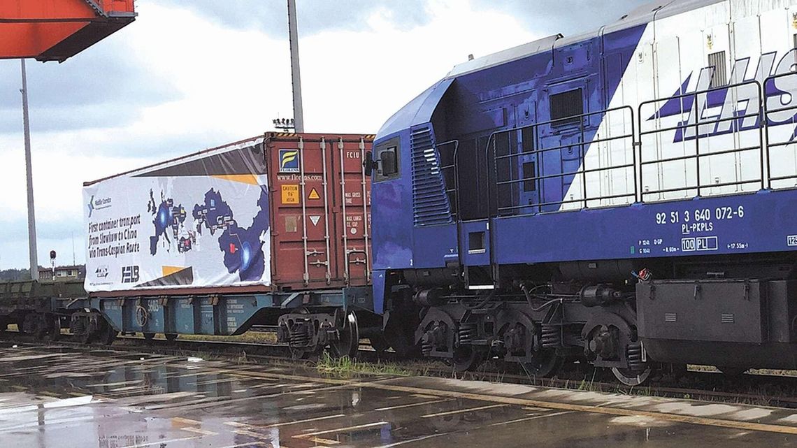 Pociąg z kontenerem z Polski do Chin. Zamojski przewoźnik testuje nową trasę