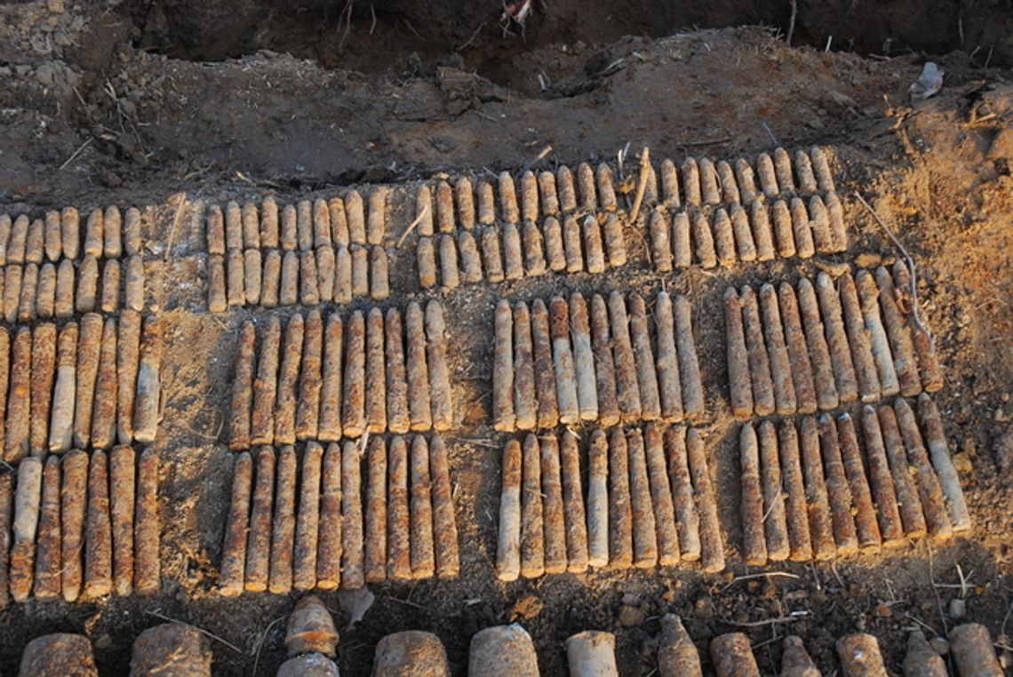 Pociski, miny i amunicja na budowie obwodnicy Lublina (wideo)