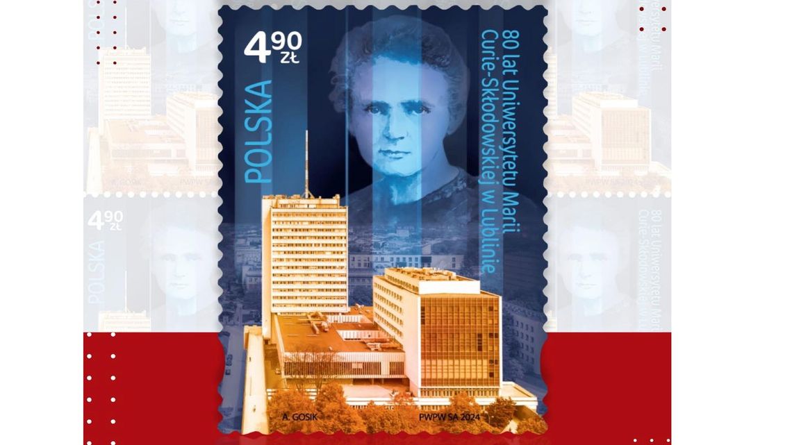 Poczta Polska wydała znaczek na 80-lecie UMCS. Dziś go zaprezentowano Poczta Polska wydała znaczek na 80-lecie UMCS. Dziś go zaprezentowano