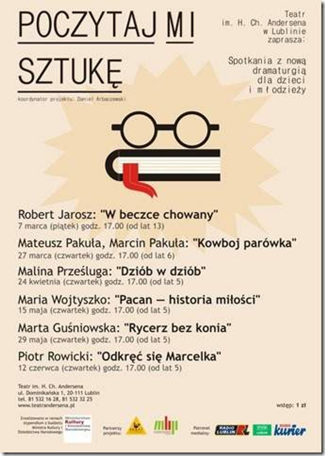 "Poczytaj mi sztukę" w Teatrze Andersena