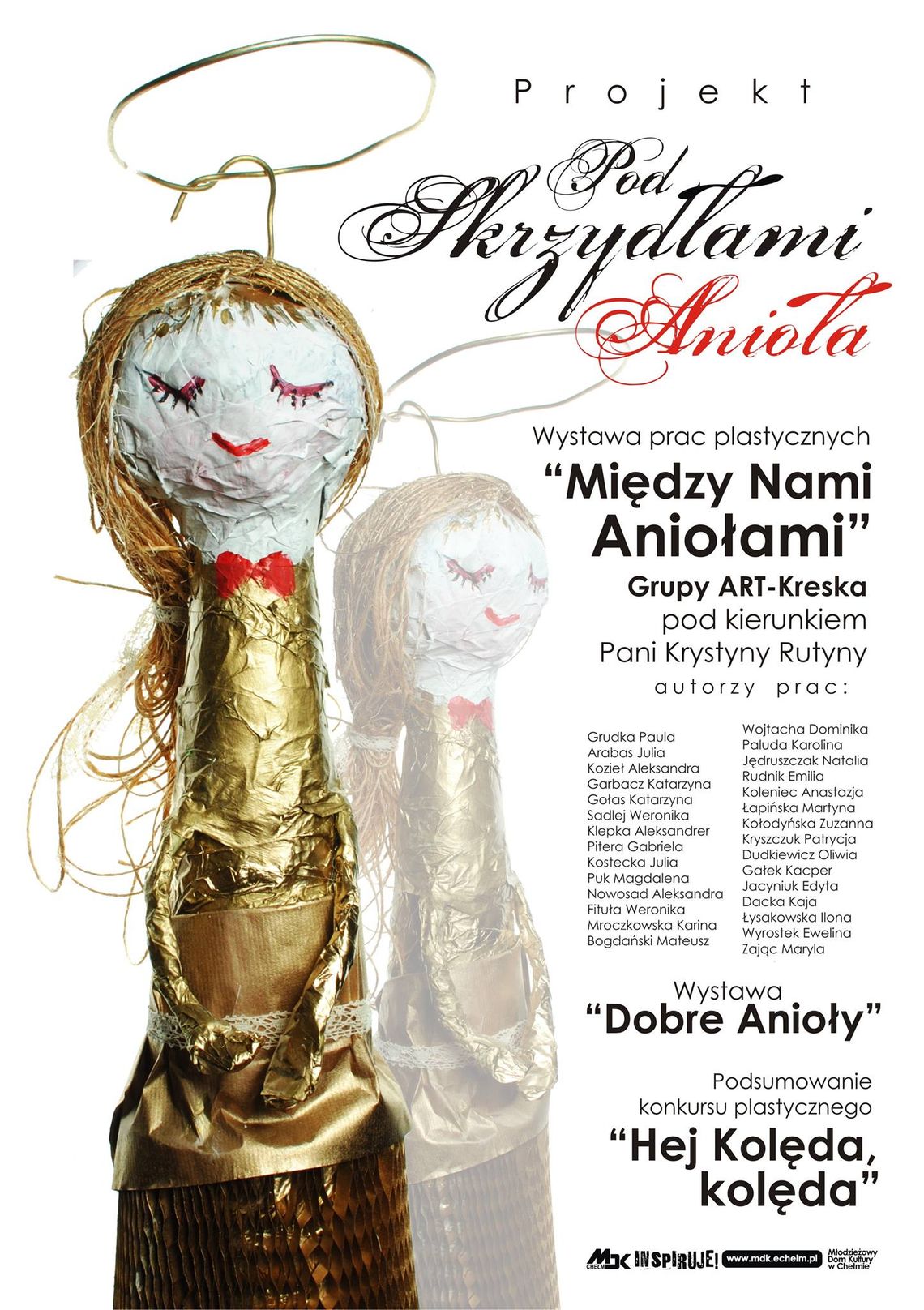 \"Pod Skrzydłami Anioła\" wystawa prac w MDK w Chełmie