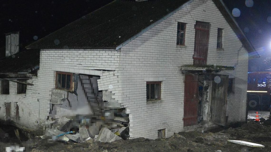 Podczas prac budowlanych ściana pękła i przygniotła mężczyznę. Nie przeżył